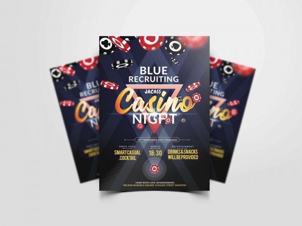 Blue Recruiting Casino Night